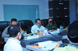 Bersama Forkopimda, Pemkab Bengkalis Lakukan Evaluasi Penanganan Covid-19