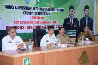 Tingkatkan Gairah Keterbukan Informasi di Setiap Badan Publik, Diskominfotik Bengkalis Luncurkan SAQ Award 2022