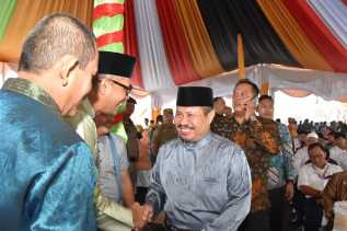 Bupati Bengkalis Amril Mukminin Ucapkan Selamat Atas Peresmian Jembatan Mahrum Bukit
