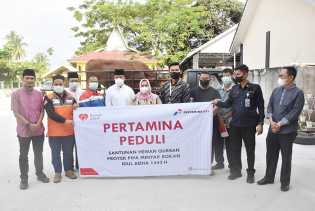 Bupati Kasmarni Terima Bantuan Hewan Qurban dari Pertamina Gas