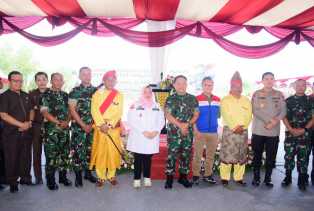 Bupati Kasmarni Ucap Selamat Datang Kepada Kasad dan Rombongan di Kab. Bengkalis 