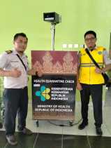 Cegah Corona, Pelabuhan Internasional Selatbaru Dipasang Thermal Scanner
