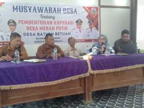 Camat Mandau Berikan Pendamping Maksimal, 100% Desa dan Kelurahan Dapatkan Akta Pendirian Koperasi Desa/Kelurahan Merah Putih