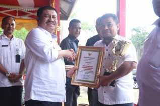 Bupati Amril Mukminin Hadiri Pencanangan BBGRM XVI Riau di Lubuk Muda