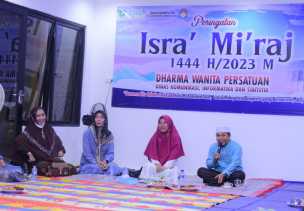 DWP Unit Diskominfotik Peringati Isra Miraj, Ustadz Filusman Sampaikan Tausiah Fiqih Wanita
