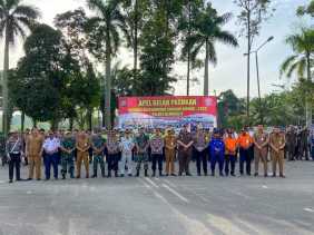 Hadiri Apel Gelar Pasukan Lancang Kuning, Bupati Kasmarni Minta Masyarakat Patuhi Lalu Lintas