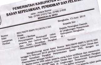 228 PNS Pemkab Bengkalis Akan Ikuti Ujian Kenaikan Pangkat, Berikut Daftar Namanya