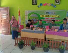 DLH Gandeng Bahtera Melayu Sosialisasi PBLHS ke SDN 3 Bantan