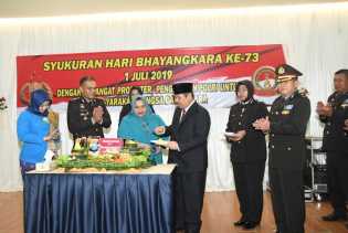 Polres Bengkalis Gelar Acara Syukuran Sempena HUT Bhayangkara Ke-73
