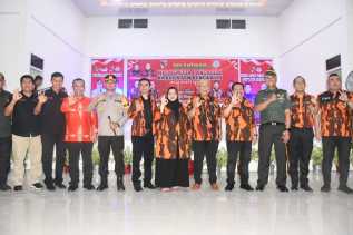 Bupati Kasmarni Senang Pemuda Pancasila Kompak: Mari Dukung Kebijakan Pemkab Bengkalis dan Kawal Pembangunan