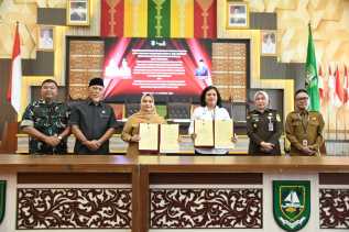 Perkuat Sinergi Hukum, Bupati Kasmarni Teken Nota Kesepakatan dengan PN Bengkalis