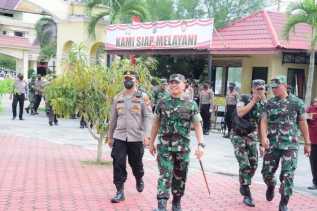 Danrem 031/WB Brigjen P. Hutagalung Kunjungi Polres Bengkalis