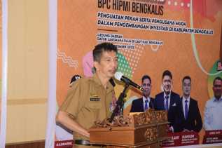 Kasmarni Berharap Rakercab HIPMI Bengkalis Lahir Kader-kader Pengusaha Muda Hebat 