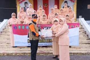 DWP Bengkalis Terima 2000 Bantuan Masker Dari Satgas Covid-19