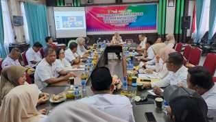 Dinsos Bengkalis Gelar Rakor dan Evaluasi Program kegiatan 2025, Realisasi Kinerja dan Sinergi Program jadi Fokus Utama