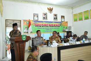 Camat Ruslan: “Talang Muandau Sangat Membutuhkan Pembangunan Insfrastruktur Jalan”