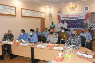 Bupati Bengkalis Pimpin Rapat Kunjungan Kerja Tim Polhukam