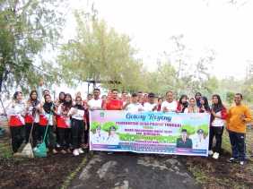 HPSN 2024, DLH Bengkalis dan Pemdes Prapat Tunggal Gelar Aksi Bersih Pantai