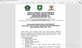 Pemkab Bengkalis Buka Seleksi Calon Pimpinan Baznas
