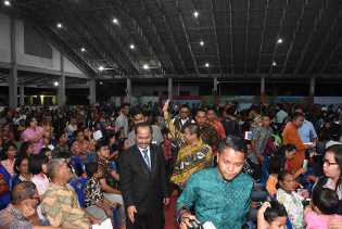 Hadiri Perayaan Natal BKSGD, Bupati Amril Ajak Jaga Kedamaian