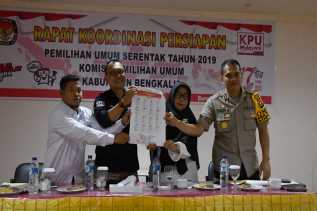 Jelang Pemilu Serentak, KPU Bengkalis Gelar Rakor