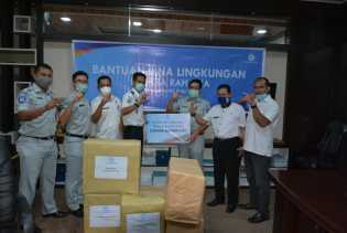 Peduli Covid-19, Jasaraharja Bantu Serahkan APD ke Dishub