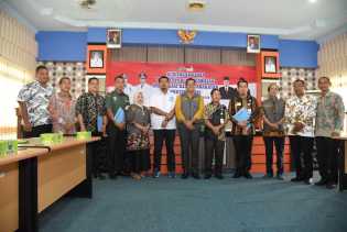 Bakesbangpol Bengkalis Terima Kunjungan Kerja Tim Terpadu Pengawasan Organisasi Kemasyarakatan Provinsi Riau