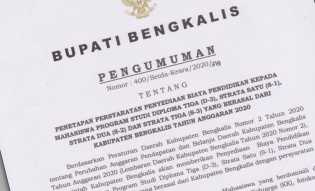 Kabar Baik, Beasiswa Bengkalis 2020 Kembali Dibuka, Ini Persyaratannya