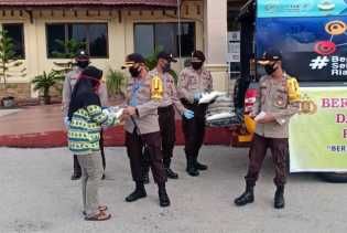 Kapolres Bengkalis AKBP Sigit Adiwuryanto Pimpin Langsung Kegiatan Bansos dan Program Berkat