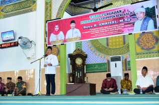 Wirid Pengajian Bulanan Pemkab Bengkalis Yang Kedua, Digelar Di Masjid At-Taqwa Muara Basung