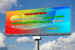 Pengumuman Pemenang dan Launching Logo Hari Jadi ke-506 Bengkalis, Ditunda