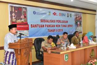 Bupati Bengkalis Tegaskan Program BPNT Harus Tepat Sasaran