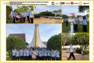 Bersama Imigrasi dan Lapas, Rupbasan Kelas II Bengkalis Tabur Bunga di Makam Pahlawan Kesuma Kesatria