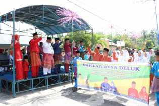 Pawai Ta’aruf MTQ Ke- 23 Kecamatan Bantan Berlangsung Meriah