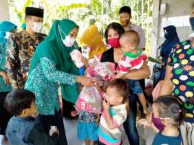 TP. PKK Jangkang Gelar Penimbangan Masal dan Pemberian Makanan Tambahan Gizi