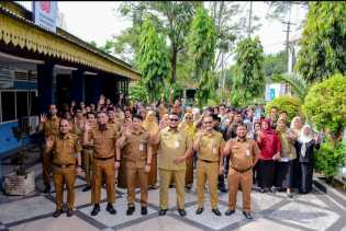 Komitmen Bersama Menuju Kinerja Profesional, Diskominfotik Bengkalis Gelar Penandatanganan Pakta Integritas