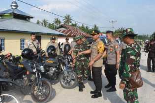 Sambut Panglima TNI dan Kapolri, Dandim 0303/Bengkalis dan Kapolres Sudah di Lokasi