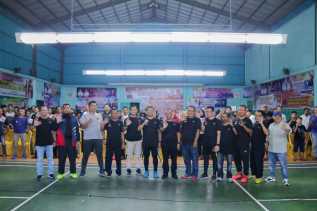 Wabup Bagus Santoso Apresiasi Kejuaraan Badminton Bhayangkara Cup