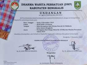 Besok Pagi DWP Kabupaten Bengkalis Peringati HUT ke-20 di Balai Kerapatan Sri Mahkota