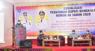 Bupati Bengkalis Kasmarni Buka Sosialisasi Perbup Nomor 88 Tahun 2020
