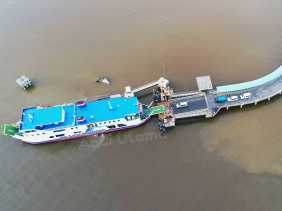 Hari Ini Hanya 3 Kapal Layani Pelabuhan Ro-Ro Air Putih Sungai Selari
