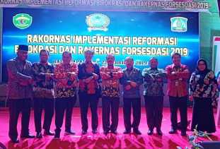 Ikut Rakernas Forsesdasi, Sekda Bengkalis H Bustami HY Sekarang di Balikpapan