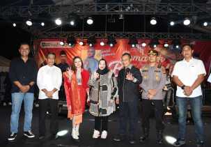 Rara Lida dan Dewi KDI Meriahkan Hari Jadi ke-511 Bengkalis, Bupati Kasmarni ajak Warganya Jaga Kekompakan