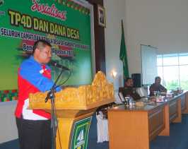 Bupati Bengkalis Buka Sosialisasi TP4D