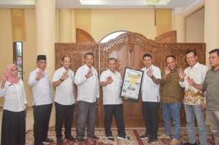 Wabup Bengkalis Terima Silaturahmi Pimred Haluan Riau