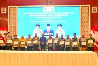Wujudkan ASN Profesional, Wabup Bagus Santoso Tandatangani Komitmen Manajemen Talenta Bersama Kepala Daerah se-Provinsi Riau dan Kepri