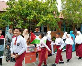 Peduli Gaza Palestina, SDN 4 Bengkalis Galang Dana