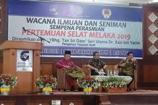 Muhammad Isa Selamat Jadi Narasumber Pertemuan Penyair Selat Melaka