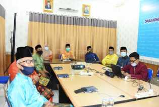 Diskominfotik Saksikan Pelantikan Bupati dan Wakil Bupati Bengkalis Secara Virtual