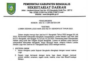 Peringatan Hari Jadi Ke-511, Pemkab Bengkalis Gelar Lomba Desain Logo